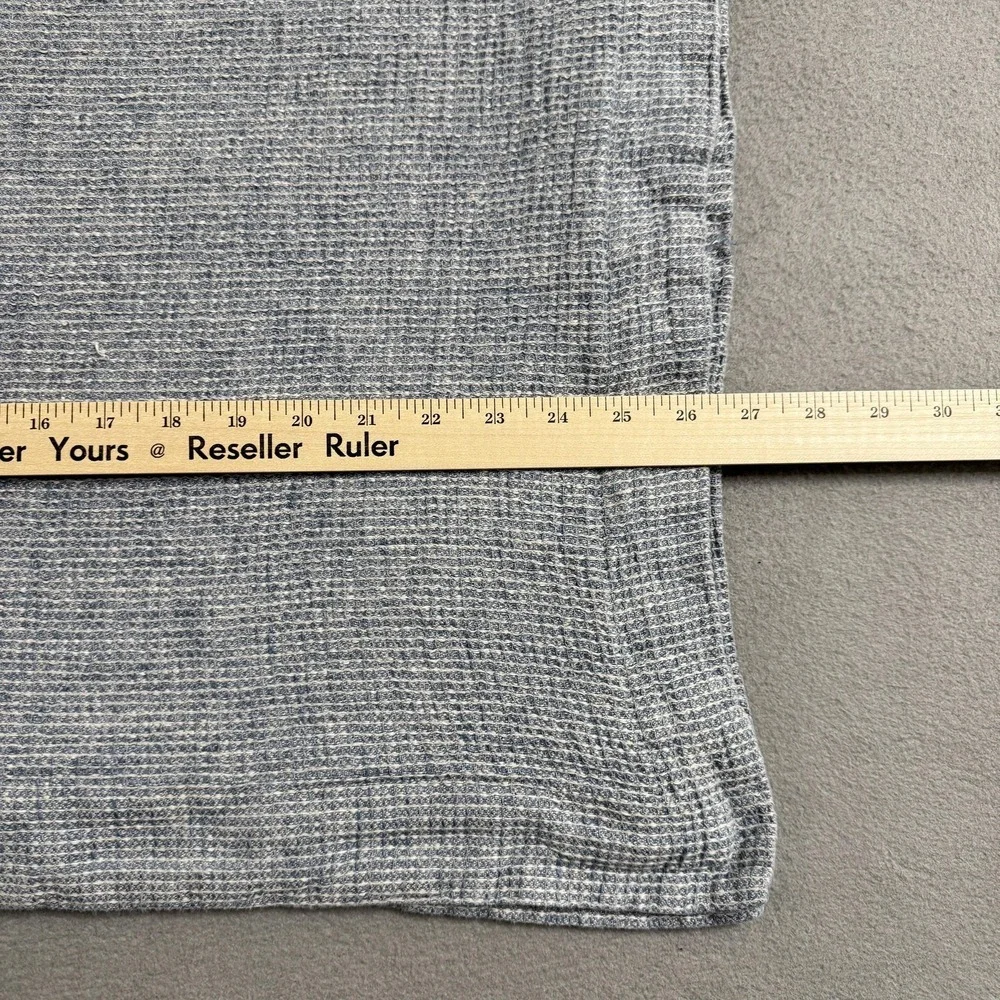 Pottery Barn Blue Waffle‎ Weave Pillow Shams Set 2 Standard